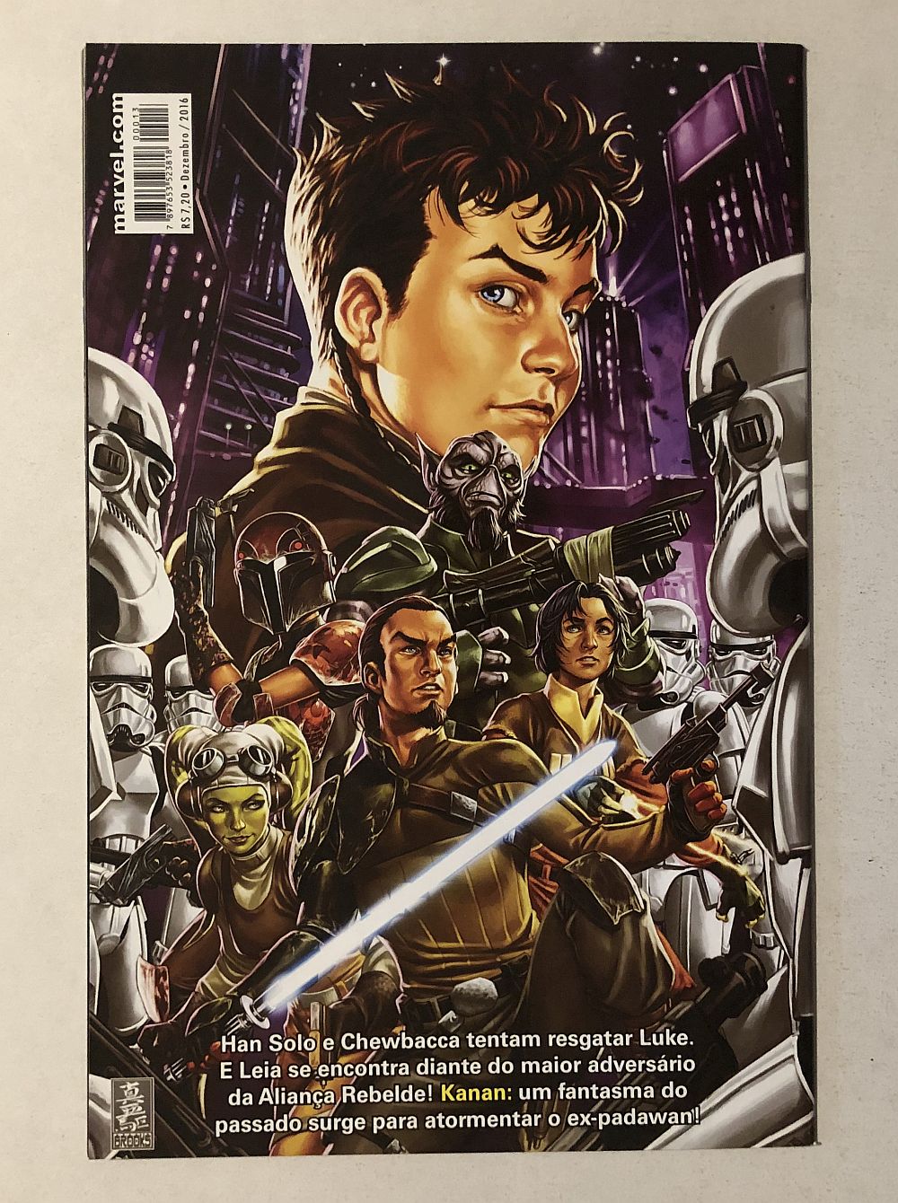 Star Wars - 1ª Série nº 13 - Ed. Panini 2016 - Imagem 2