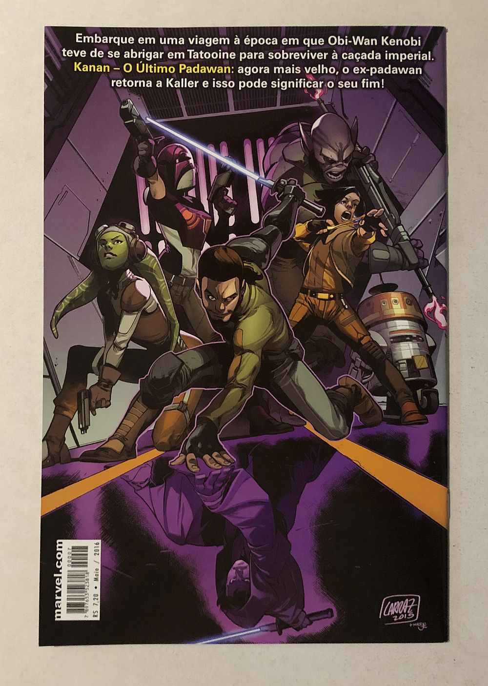 Star Wars - 1ª Série nº 7 - Ed. Panini 2016 - Imagem 2