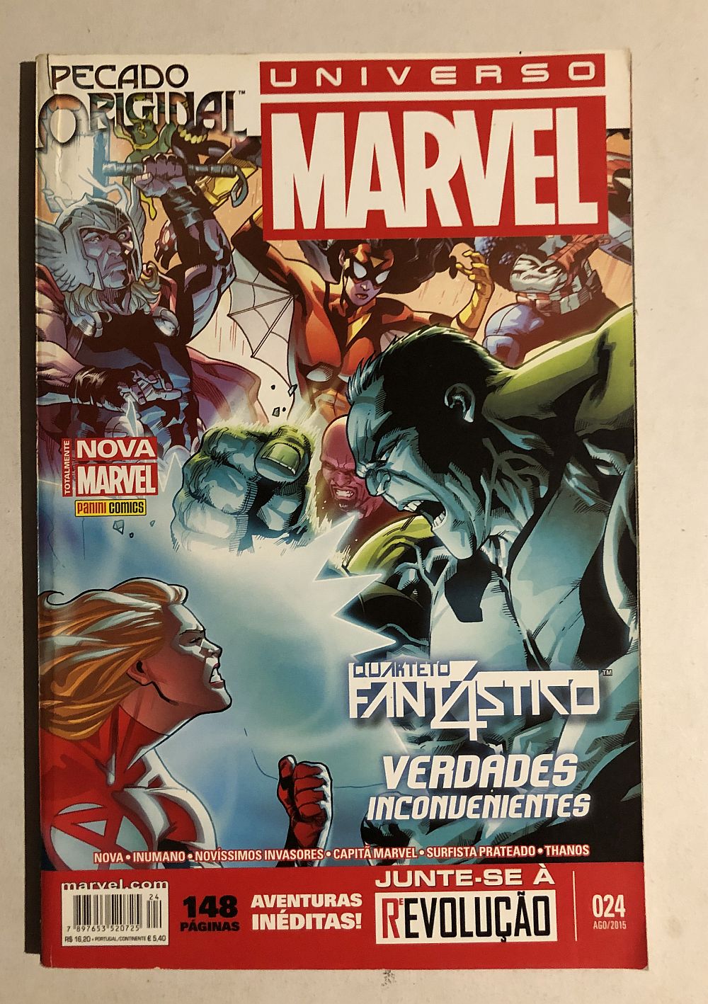 Universo Marvel 3ª Série nº 24 - Ed. Panini 2015
