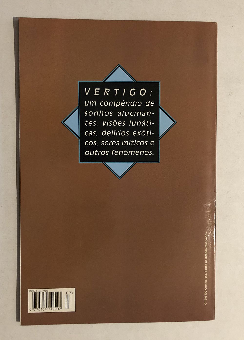 Vertigo nº 07 - Editora Abril - 1995 - Imagem 2