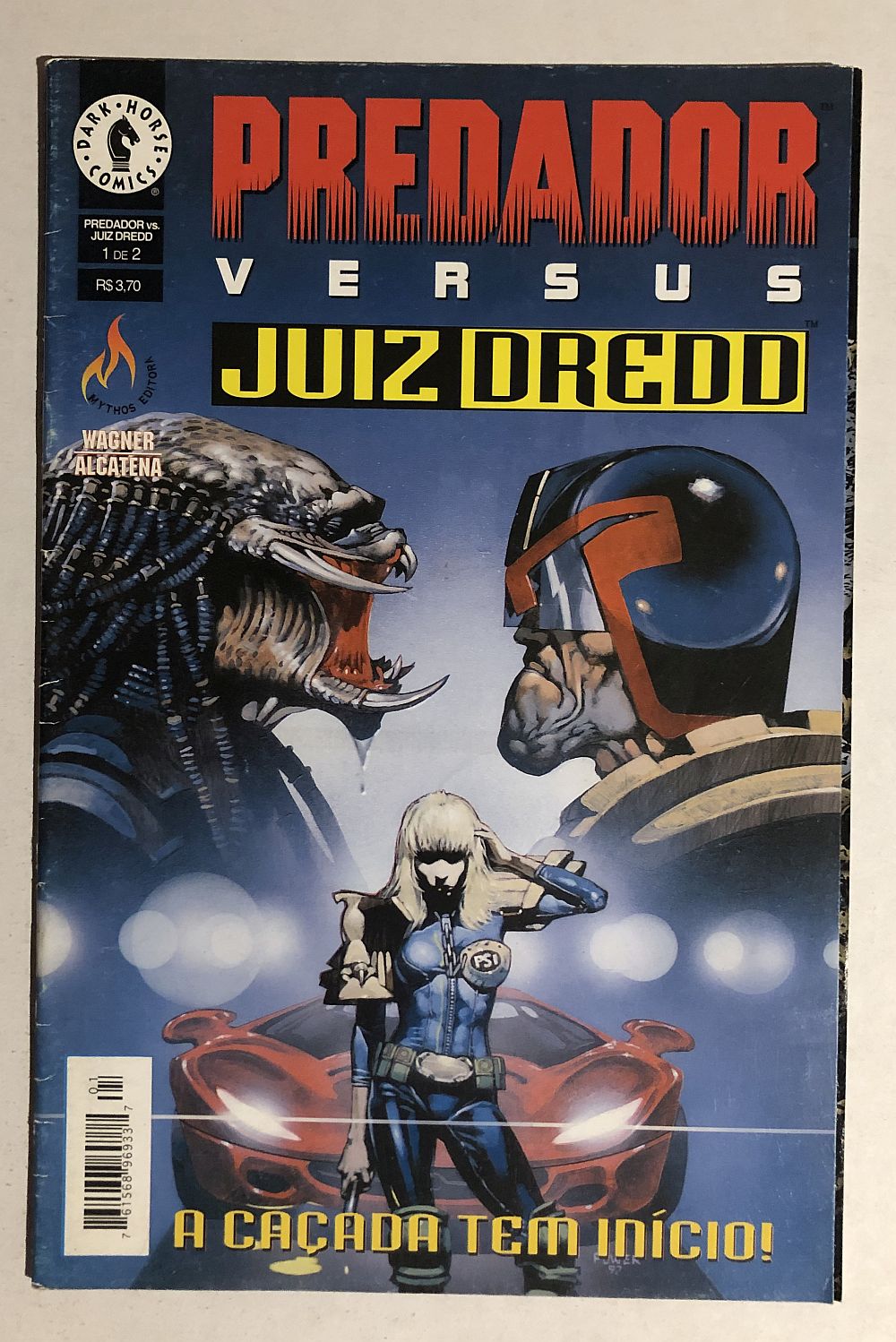 Predador versus Juiz Dredd nº 1 - Ed. Mythos 1999